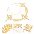 thumbnail image 2 of KAKOWELY 1 diadema decorativa estilo retro para niña, tocado de moda dorado, 2 of 5
