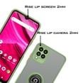 thumbnail image 5 of CoverON For T-Mobile Revvl 6 Pro 5G Phone Case, Clear Back Ring Holder Kickstand Cover, Green, 5 of 8