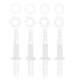 thumbnail image 1 of Conector de manguera de plástico Unique Bargains 1/8" x 5/32" conector a través de la pared para acuarios PP transparente 1 juego, 1 of 7