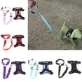 thumbnail image 3 of Flmtop Pet Dog Puppy Adjustable Soft Mesh Harness Vest Chest Strap Leash Traction Rope Black, 3 of 9
