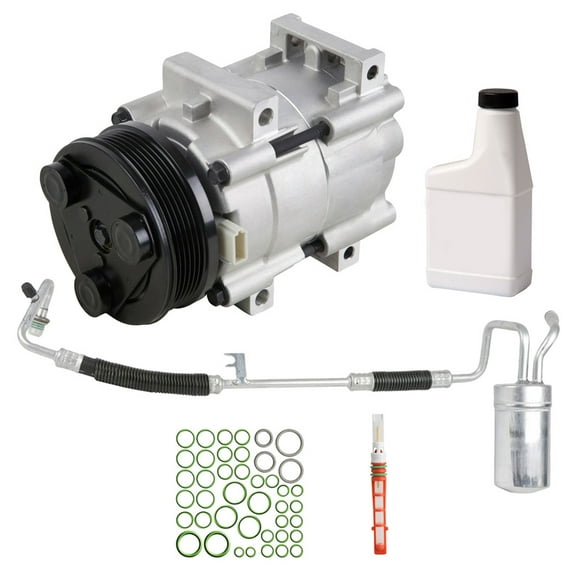AC Compressor & A/C Kit For 2001 Ford Taurus & Mercury Sable - Includes Drier, Expansion Valve, PAG Oil & O-Ring Seals! - BuyAutoParts