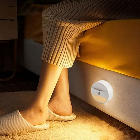 

Yjdsgif Clearence Wall Lights Human Body Induction Night Light Light Control Dual Light Source Lighting Home Bedroom Bedside Creative Lights Magnetic Installation Gifts