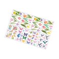 thumbnail image 2 of 8 hojas de pegatinas de pared para ventana de primavera, mariposas, pájaros, flores, ramas, calcomanías estáticas para decoración del hogar, 2 of 9