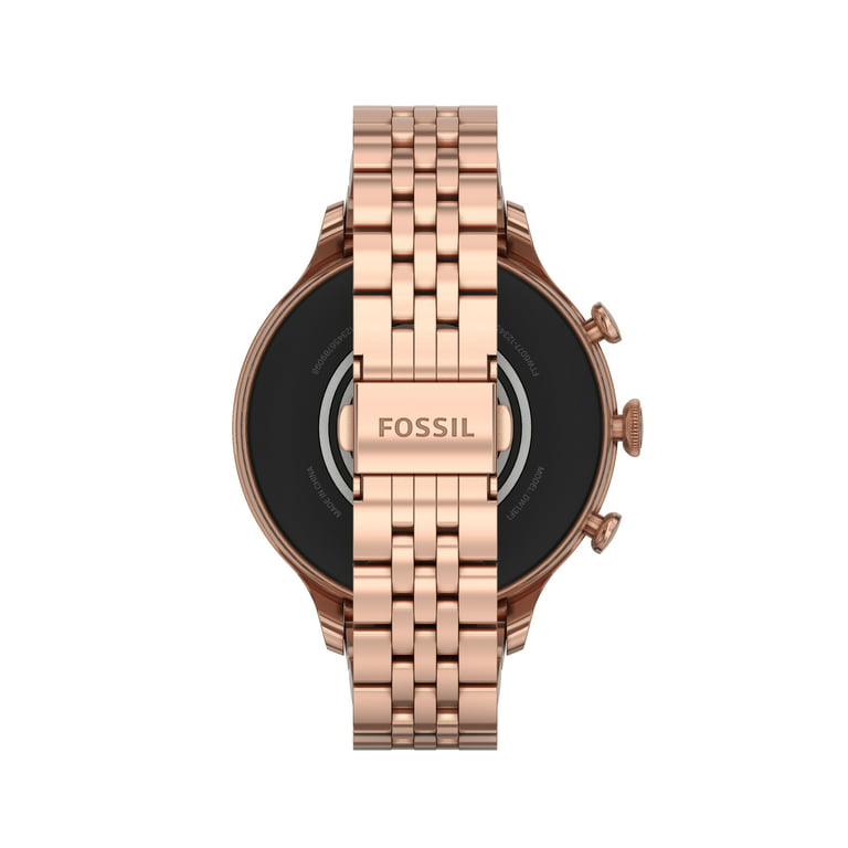 Udtale Erobre overdraw Fossil Womens Gen 6 Smartwatch Rose Gold-Tone Stainless Steel (FTW6077V) -  Walmart.com