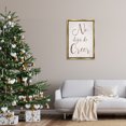 thumbnail image 3 of Stupell Industries No Dejes de Creer Holiday Painting Gold Floater Framed Art Print Wall Art, 21 x 31, 3 of 10
