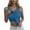 Blue, variant on Simua Women Ribbed Tank Tops Solid Color Built in Bra Basic Tank Top Sleeveless Undershirt Pajamas