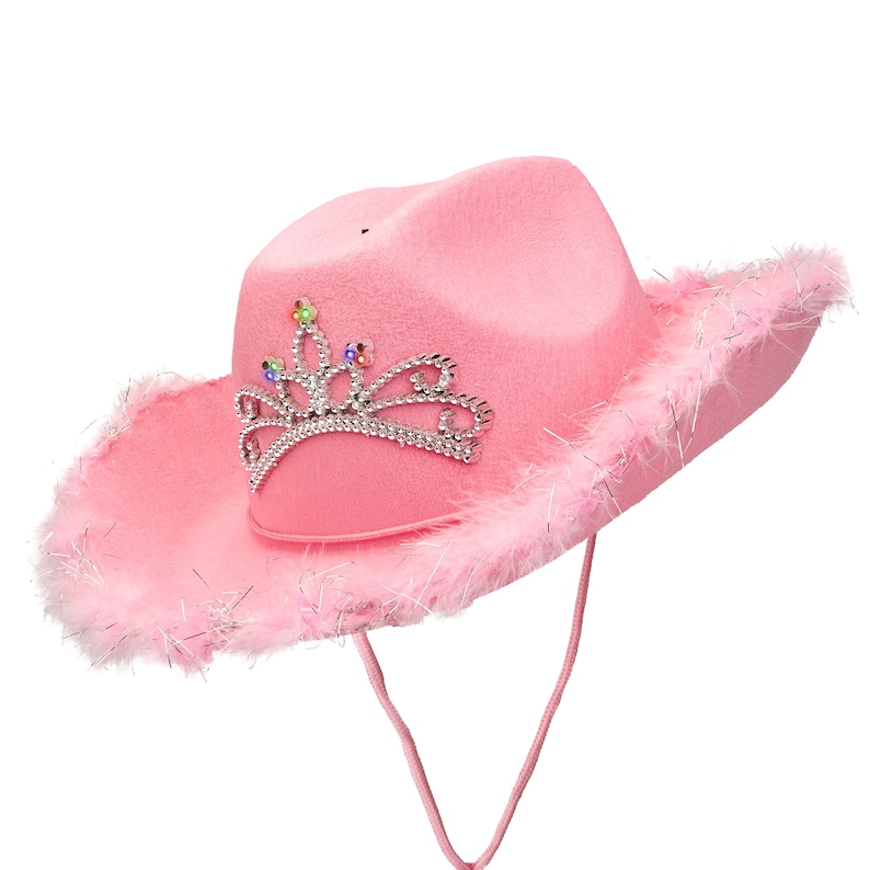 Pink Cow Boy Hat