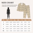 thumbnail image 4 of Honeii Barbecue And Grill print Women's Pajama Sets Long Sleeve Button Down Sleepwear Nightwear Soft Pjs Lounge Sets-, 4 of 7