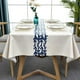 thumbnail image 3 of Mantel Plenmor. Mantel de Plástico PVC Lavable con agua. Protector de mesa rectangular impermeable para cocina, picnic, exterior, interior (140 x 220 cm, ratán) ER, 3 of 5