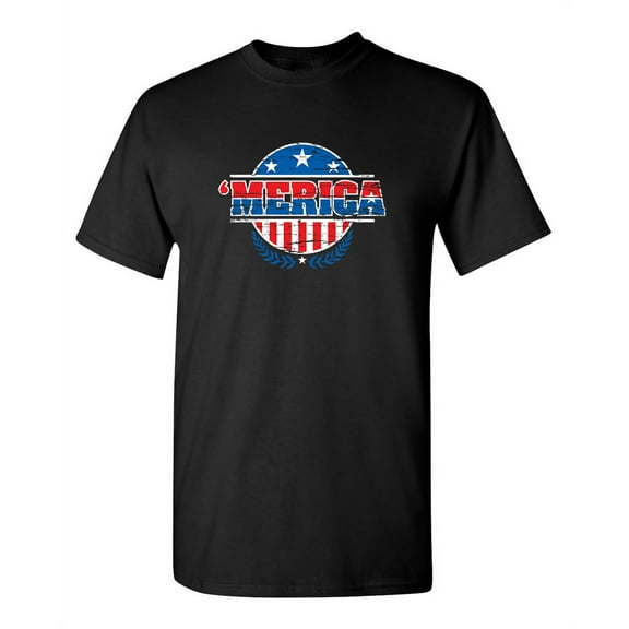 Merica Sarcastic Adult Humor Political Graphic Tees Apparel Gift For Christmas Politician Friend Novelty Funny T Shirt For Men