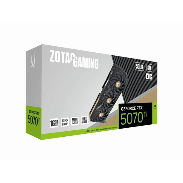 ZOTAC SOLID SFF OC GeForce RTX 5070 Ti 16GB 256-Bit GDDR7 DLSS 4.0