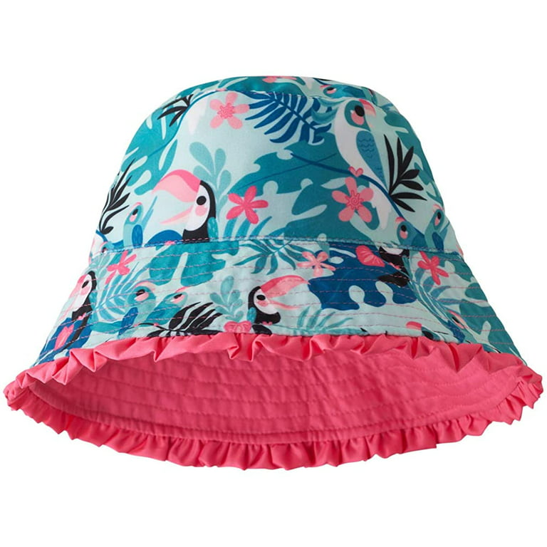 UV Skinz Girls' 3-piece Swim Set. UPF 50+ Sun Protection Swim Set Pink 4T 