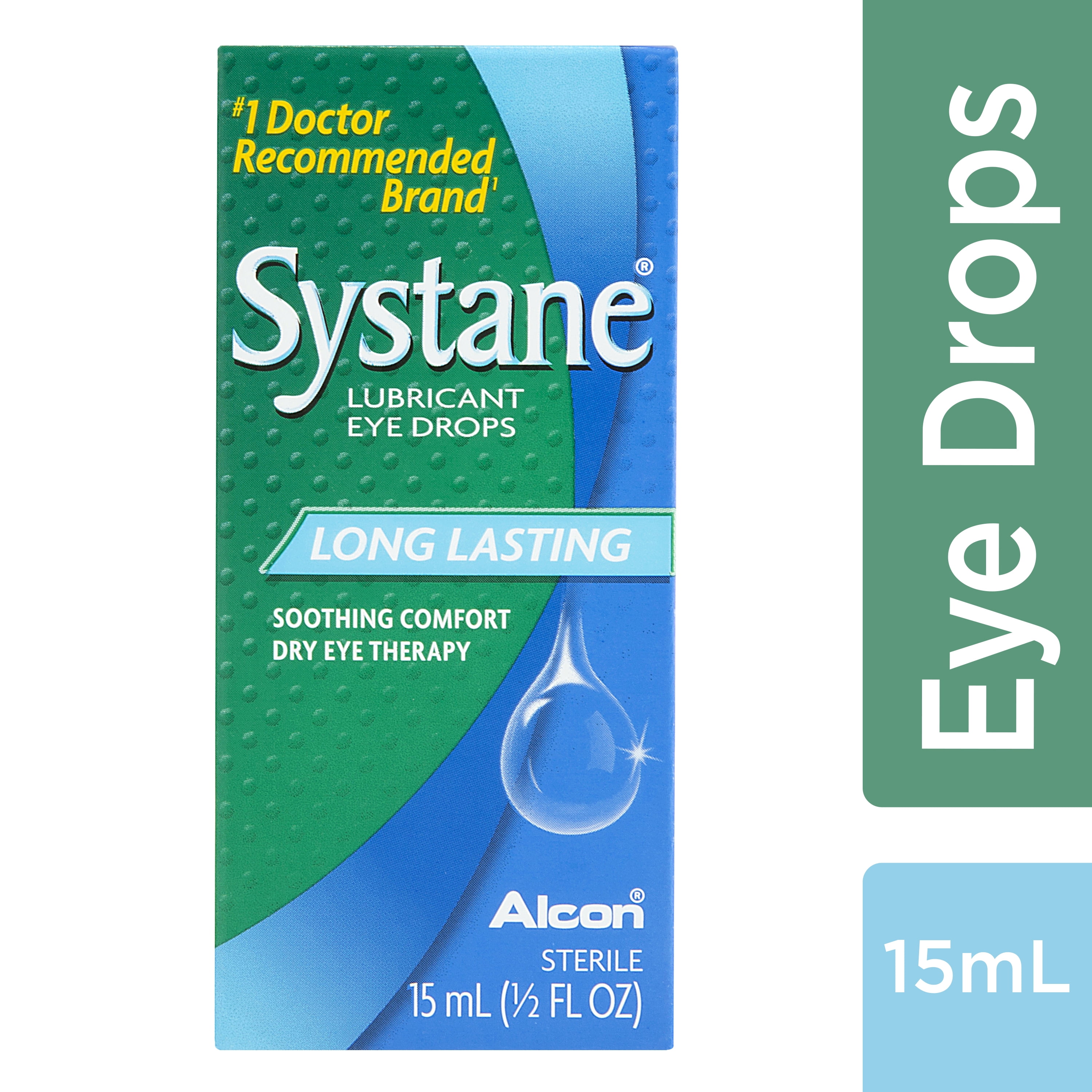SYSTANE Lubricant Eye Drops for Dry Eyes Symptoms, 15mL