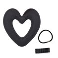 thumbnail image 2 of Hair Donut Heart Magic Sponge Bun Maker Hairstyle Styling DIY Tool Accessory, 2 of 8