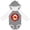 Granite & White w Ears, variant on Inktastic Maltese Cross Firefighter Boys or Girls Long Sleeve Baby Bodysuit