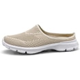 thumbnail image 2 of Womens Breathable Mesh Walking Mules Sneakers Open Back Slip On Shoes, 2 of 17