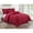 Burgundy, variant on 7 Piece Down Alternative Bedding Comforter Sheet Set