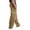 1828#Khaki, variant on Wide Leg Baggy Cargo Pants For Men Plus Size Friendly Open Bottom Drawstring Sweatpants With Utility Pockets Khaki 4XL
