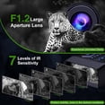 thumbnail image 5 of Night Vision Goggles 4K Night Vision Binoculars with 32GB Memory Card,8X Digital Zoom,4.5'' HD Screen for Camping Farm & Security, 5 of 9