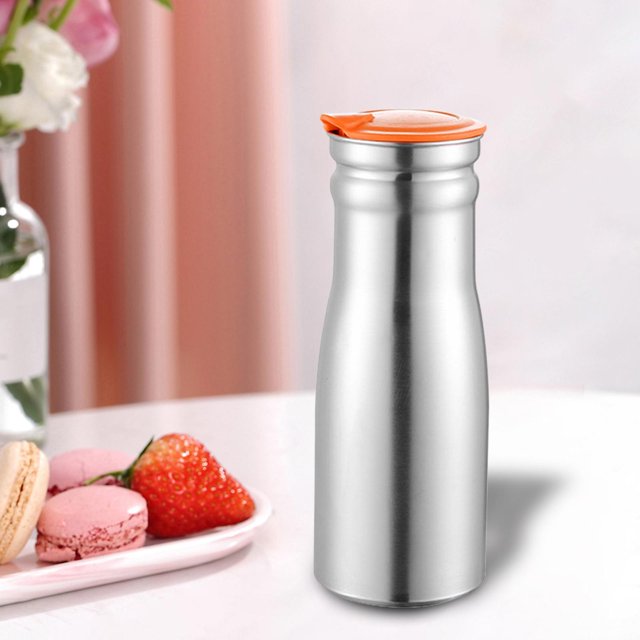 Hervidor de agua fría perfecl de acero inoxidable con tapa NARANJA