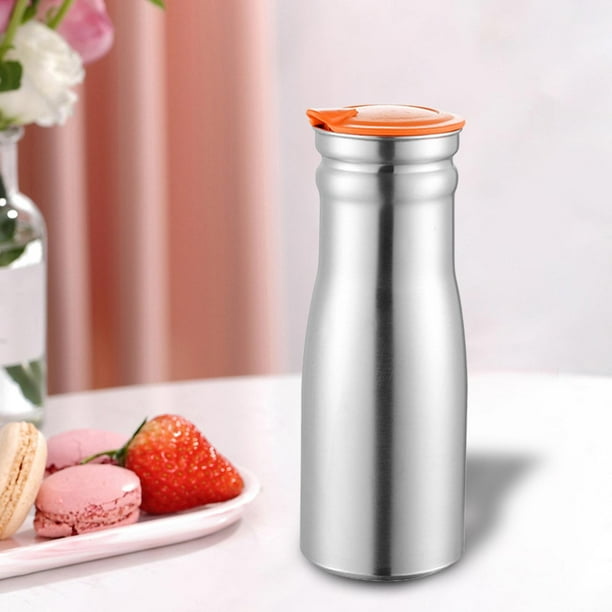 Hervidor de agua frío Soledad de acero inoxidable con tapa NARANJA