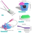 thumbnail image 6 of LYTIVAGEN 9 PCS Miniature Dollhouse Accessories Miniature Mop, Dustpan, Bucket, Brush Housework Cleaning Tools Mini 1:12 Scale Dollhouse Garden Accessories Kid Play House Accessory for Children Gifts, 6 of 6