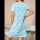 thumbnail image 4 of Camisones de Corta para Mujer, Camisetas de Dormir Estampadas para Mujer, Ropa de Dormir Mariposa Azul XXL, 4 of 7