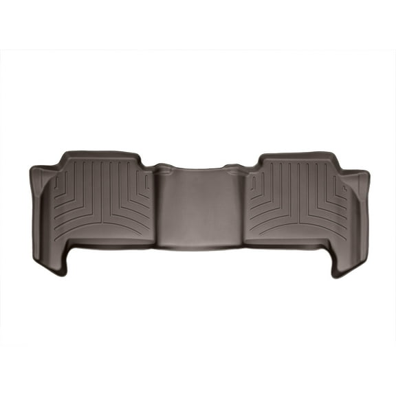 WeatherTech Custom Fit FloorLiners compatible with Land Rover Rover Range Rover Sport - 2nd Row, Cocoa