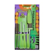 Green Plastic Pumpkin Pro Family Pumpkin Carving Kit, by Fun World