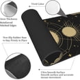 thumbnail image 5 of Moon Phases Stars Mouse Pad Extended XL Gaming Mice Pad Office Desk Mat with Stitched Edges, Non-Slip Oversized Desk Pad, 31.5 X 11.8 Inch, 5 of 6
