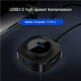 thumbnail image 3 of VONKY Concentrateur USB Répartiteur USB 3.0 Multiples Expanseurs de Concentrateurs USB Concentrateur 4 Ports pour PC Portable Noir, 3 of 6