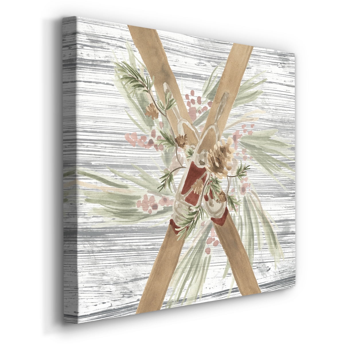 Wexford Home Pinecone Lodge II-Premium Gallery Wrapped Canvas, 40" x 40" - Ready to Hang