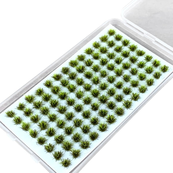 Advancent Miniaturas versátiles y de bajo mantenimiento Mechón de césped estático para cualquier proyecto Durabilidad duradera Decoración del hogar Numero 3