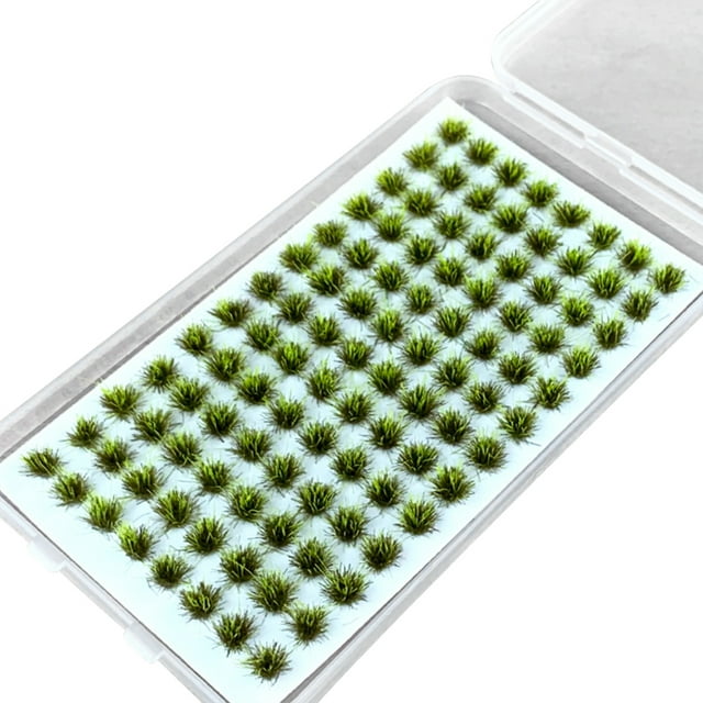 Wweixi Artificial Grass Cluster Versatile Realistic And Long-lasting Resin Miniatures Static Grass Tuft Mini Grass Tuft No.3 1Set