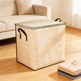 thumbnail image 6 of Lzobxe Organizers and Storage with Zippers, Lids and Handles, Enclosed Luggage Organizer Bags for Clothing, Comforters, Bed Sheets, Pillows and Toys, 6 of 9