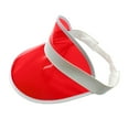 thumbnail image 4 of Nicky Bigs Novelties Clear Colored Plastic Sun Visors Hat - Casino Dealer Poker - Beach Sunhat Tennis Golf Visor for Women, 4 of 8