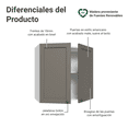 thumbnail image 3 of Alacena Gabinete Superior Cocina Madesa Vik 70cm BG, 3 of 4