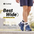 thumbnail image 7 of FitVille Men's Extra Wide Walking Shoes Comfortable Sneakers with Arch Support, Majolica Blue, 14 x-Wide, 7 of 7