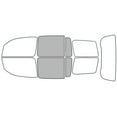 thumbnail image 2 of Rvinyl Window Tint Kit Compatible with Chevrolet HHR 2006-2011 - Back Precut Kit - 50%, 2 of 8