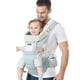 thumbnail image 1 of BRILLAR Portabebés ergonómico ajustable con asiento para la cadera: algodón ligero y transpirable, perfecto para bebés y niños pequeños (3,5-25 kg), 3-48 meses, 1 of 5