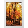 thumbnail image 3 of Alan Hausenflock 4x24 White Modern Wood Framed Wall Art Titled - Split Rail Fence I, 3 of 5