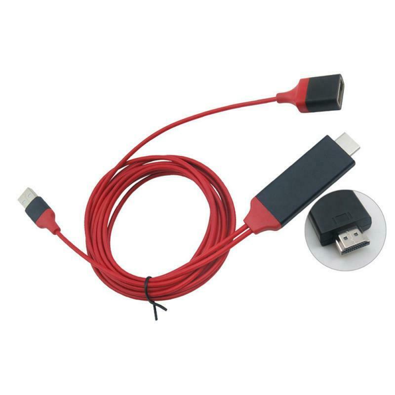 1080P MHL USB HDMI Cable Phone To TV HDTV AV Adapter For Android iPhone