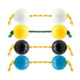 thumbnail image 4 of 1 Paire de Shakers Africains Asalato Hochet Percussion Rythmique Instrument à Billes pour les Doigts, 4 of 6