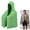 Green, variant on Cooling Beach Towel Poncho, Quick Dry Wearable Towel Wrap with Sun Shield, Lightweight Cooling Towel for Outdoor Sports