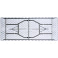 thumbnail image 3 of Correll 30"W x 96"D Economy Blow-Molded Plastic Folding Table in Gray Granite, 3 of 7