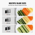 thumbnail image 4 of French Fry Cutter Stainless Steel Potato Vegetable Slicer Chopper 3 Blades, 4 of 7