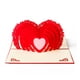 thumbnail image 1 of Corazones 3D Up Saludo Hecho a Mano para el Día de San Valentín, 1 of 5