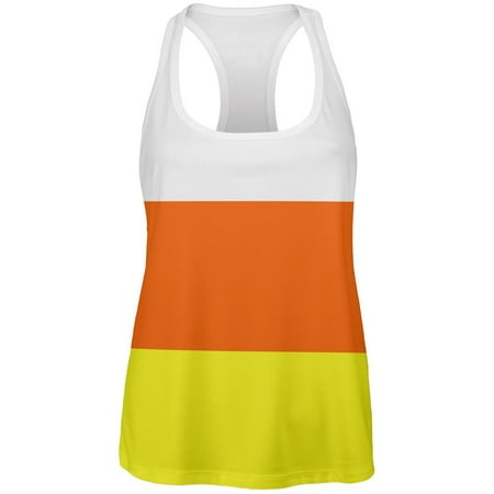 Halloween Candy Corn Costume All Over Womens Work Out Tank
