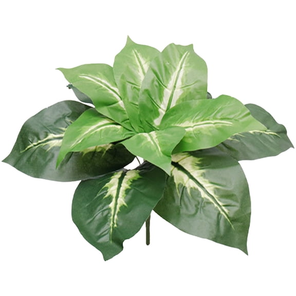 Artificial Greenery Bushes Fake Silk Plants for Indoor Outdoor Wall Home Garden Decor