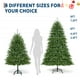thumbnail image 2 of CazToi 6FT/183CM Árbol Navidad Artificial Incluye Luces LED Multicolor Base Plegable Decoración Interior, 2 of 7